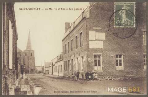 Mairie et école des garçons (Saint-Souplet)